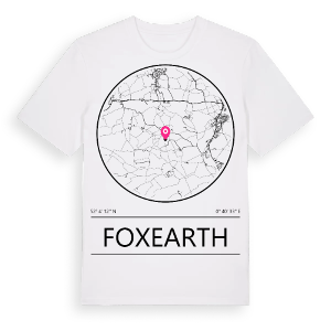 Foxearth t-shirt – ekologisk bomull t-shirt från Pinshirt
