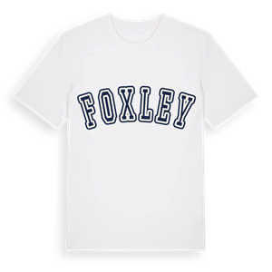 Foxley college t-shirt – ekologisk bomull t-shirt från Pinshirt