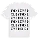 Foxley ordlek t-shirt