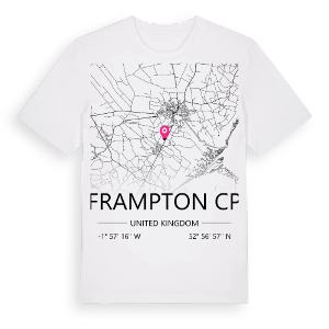 Frampton CP karta t-shirt – ekologisk bomull t-shirt från Pinshirt