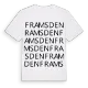 Framsden ordlek t-shirt