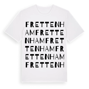 Frettenham ordlek t-shirt – ekologisk bomull t-shirt från Pinshirt