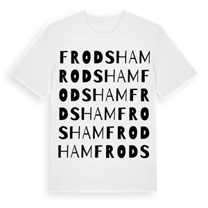 Frodsham ordlek t-shirt – ekologisk bomull t-shirt från Pinshirt