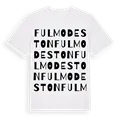 Fulmodeston ordlek t-shirt