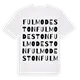 Fulmodeston ordlek t-shirt