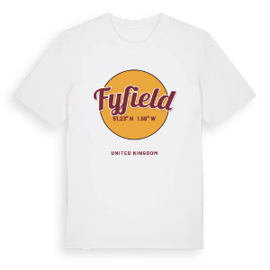 Fyfield cirkel t-shirt – ekologisk bomull t-shirt från Pinshirt