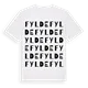Fylde ordlek t-shirt