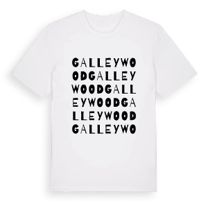 Galleywood ordlek t-shirt – ekologisk bomull t-shirt från Pinshirt