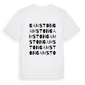 Gamston ordlek t-shirt – ekologisk bomull t-shirt från Pinshirt