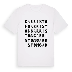 Garriston ordlek t-shirt – ekologisk bomull t-shirt från Pinshirt
