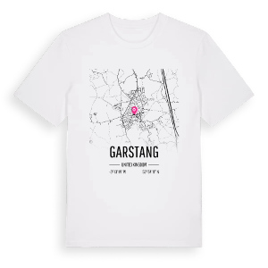 Garstang karta t-shirt – ekologisk bomull t-shirt från Pinshirt