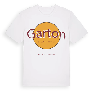 Garton cirkel t-shirt – ekologisk bomull t-shirt från Pinshirt
