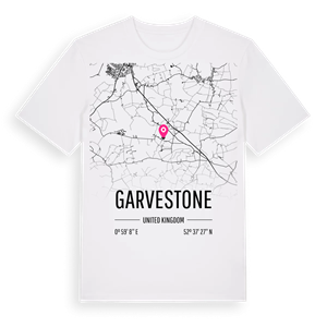 Garvestone karta t-shirt – ekologisk bomull t-shirt från Pinshirt