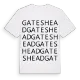 Gateshead ordlek t-shirt