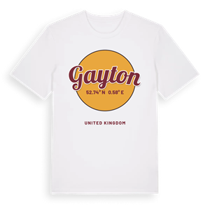 Gayton cirkel t-shirt – ekologisk bomull t-shirt från Pinshirt