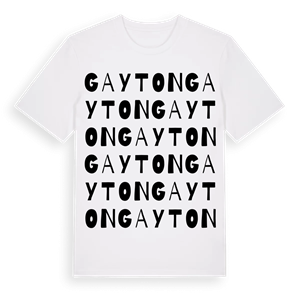 Gayton ordlek t-shirt – ekologisk bomull t-shirt från Pinshirt