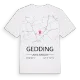 Gedding karta t-shirt