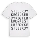 Gilberdyke ordlek t-shirt