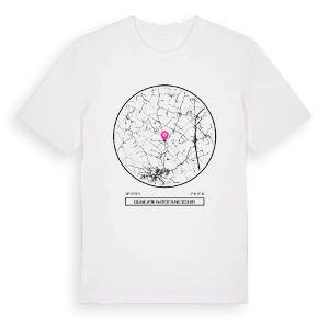 Gilling with Hartforth and Sedbury t-shirt – ekologisk bomull t-shirt från Pinshirt