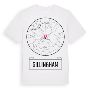 Gillingham t-shirt – ekologisk bomull t-shirt från Pinshirt