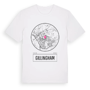Gillingham t-shirt – ekologisk bomull t-shirt från Pinshirt