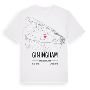 Gimingham karta t-shirt – ekologisk bomull t-shirt från Pinshirt