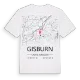 Gisburn karta t-shirt