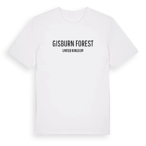Gisburn Forest i Sverige t-shirt – ekologisk bomull t-shirt från Pinshirt