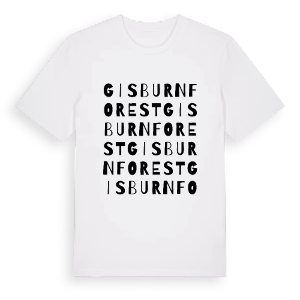 Gisburn Forest ordlek t-shirt – ekologisk bomull t-shirt från Pinshirt