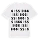 Gissing ordlek t-shirt