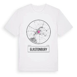 Glastonbury t-shirt – ekologisk bomull t-shirt från Pinshirt
