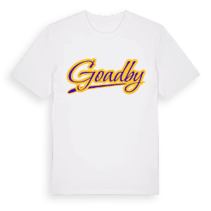 Goadby baseball t-shirt – ekologisk bomull t-shirt från Pinshirt