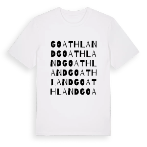 Goathland ordlek t-shirt – ekologisk bomull t-shirt från Pinshirt