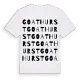 Goathurst ordlek t-shirt