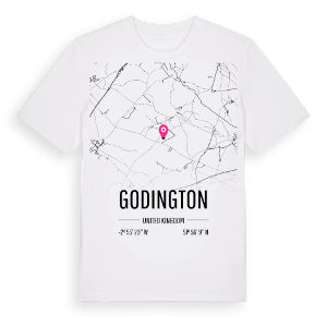 Godington karta t-shirt – ekologisk bomull t-shirt från Pinshirt