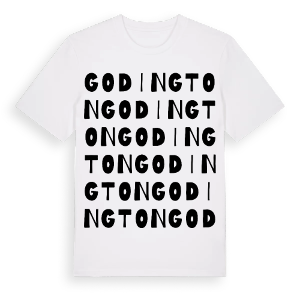Godington ordlek t-shirt – ekologisk bomull t-shirt från Pinshirt
