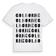 Golborne ordlek t-shirt