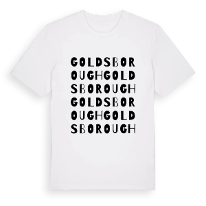 Goldsborough ordlek t-shirt – ekologisk bomull t-shirt från Pinshirt