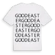 Good Easter ordlek t-shirt