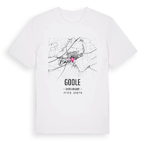 Goole karta t-shirt – ekologisk bomull t-shirt från Pinshirt