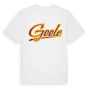 Goole baseball t-shirt – ekologisk bomull t-shirt från Pinshirt
