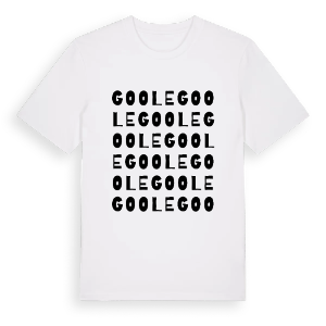 Goole ordlek t-shirt – ekologisk bomull t-shirt från Pinshirt