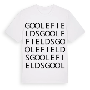 Goole Fields ordlek t-shirt – ekologisk bomull t-shirt från Pinshirt