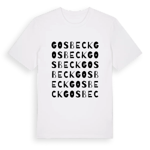 Gosbeck ordlek t-shirt – ekologisk bomull t-shirt från Pinshirt