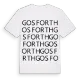 Gosforth ordlek t-shirt