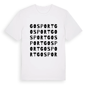 Gosport ordlek t-shirt – ekologisk bomull t-shirt från Pinshirt