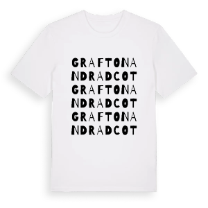 Grafton and Radcot ordlek t-shirt – ekologisk bomull t-shirt från Pinshirt