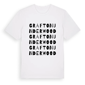 Grafton Underwood ordlek t-shirt – ekologisk bomull t-shirt från Pinshirt