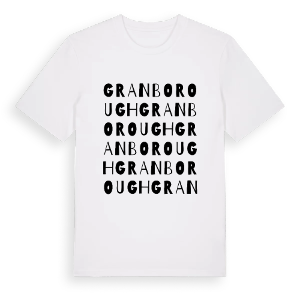Granborough ordlek t-shirt – ekologisk bomull t-shirt från Pinshirt