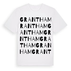 Grantham ordlek t-shirt – ekologisk bomull t-shirt från Pinshirt